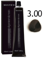 Крем-краска для волос Selective Professional Oligomineral Cream 3.00 / 86003 (100мл, темно-каштановый) - 