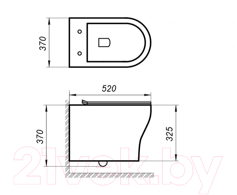 Унитаз подвесной BelBagno Acqua BB340CHR/BB2020SC