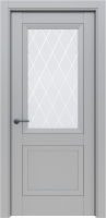 Дверь межкомнатная el'Porta Классико-83 70x200 (Nardo Grey/White Сrystal) - 