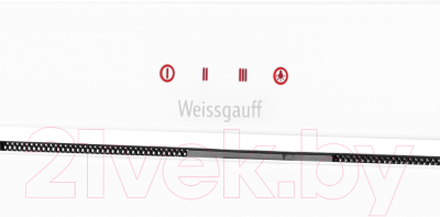 Вытяжка скрытая Weissgauff Heavy 600 Touch White Glass