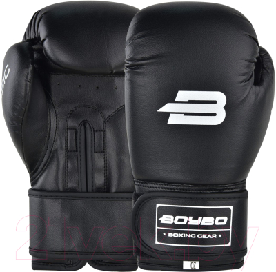 Боксерские перчатки BoyBo Basic (2oz, черный)