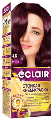 Крем-краска для волос Eclair 4.6 (божоле)