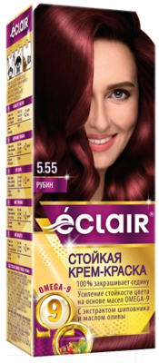 Крем-краска для волос Eclair 5.55 (рубин)