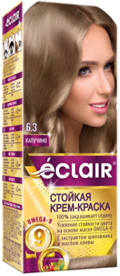 Крем-краска для волос Eclair 6.3 (капучино)