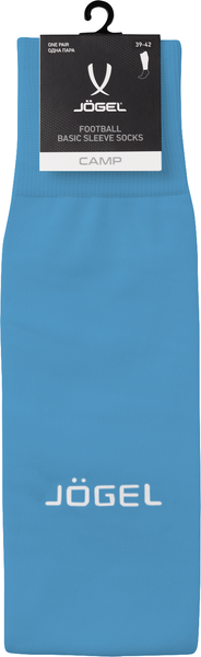 Гетры футбольные Jogel Camp Basic Sleeve Socks / JC1GA0223.Z1 (р-р 35-38, голубой/белый)