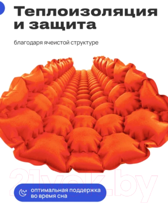 Туристический коврик RoadLike Venture / 410238 (оранжевый)