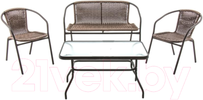 Изображение товара Диван садовый Garden Story Марсель / WR2719-B (ротанг искусственный/желто-черный)