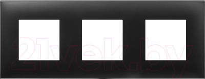 Рамка для выключателя DKC Avanti / 4412906 (черный матовый)