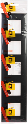 Рамка для выключателя DKC Avanti / 4412900 (черный матовый)