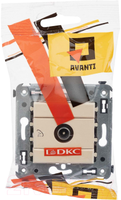 Розетка DKC Avanti / 4405513 (ванильная дымка)