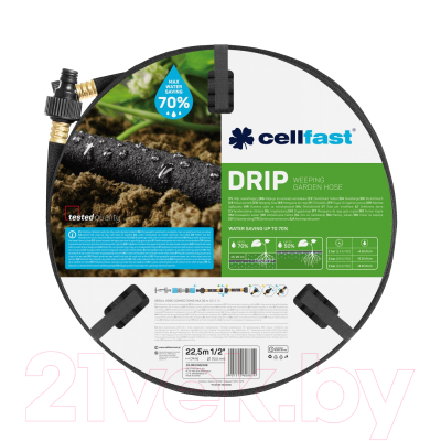 Шланг сочащийся Cellfast Drip 1/2" / 19-003 (22.5м)