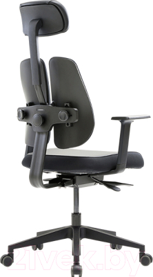 Кресло офисное Duorest D2500G-DAS 2SEK1 (экокожа, черный)