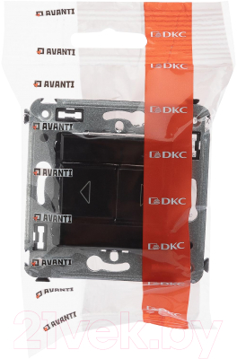 Выключатель DKC Avanti 4402183 (черный квадрат)