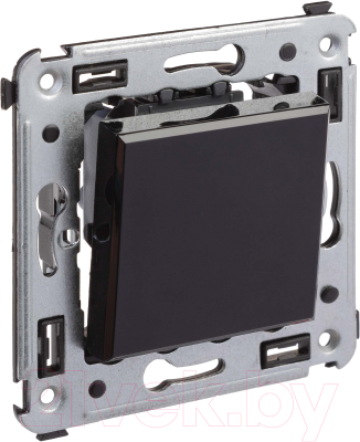 Выключатель DKC Avanti 4402123 (черный квадрат)