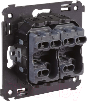 Выключатель DKC Avanti 4402114 (черный квадрат)