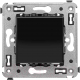 Выключатель DKC Avanti 4402153 (черный квадрат) - 