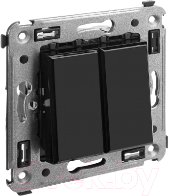 Выключатель DKC Avanti 4402154 (черный квадрат)