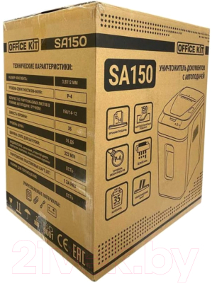 Шредер Office Kit SA150 3.8x12 / OK3812AS150