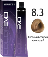 Крем-краска для волос Selective Professional Colorevo 8.3 / 84083 (100мл, светлый блондин золотистый) - 