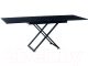 Миниатюра изображения товара Стол-трансформер Levmar Cross G27/S53 (черный глянец/опоры черные)