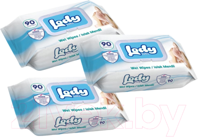 Влажные салфетки детские Lody Baby Sensitive (3x90шт)