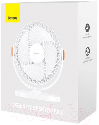Вентилятор Baseus Serenity Desktop Fan / ACYY000002 (белый)