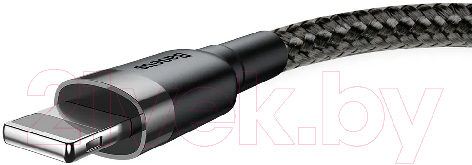 Кабель Baseus Cafule USB For Lightning / CALKLF-RG1 (3м, черный/серый) — фото 5