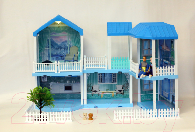 Кукольный домик Sharktoys Snow Princess двухэтажный / 11500009