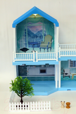 Кукольный домик Sharktoys Snow Princess двухэтажный / 11500009