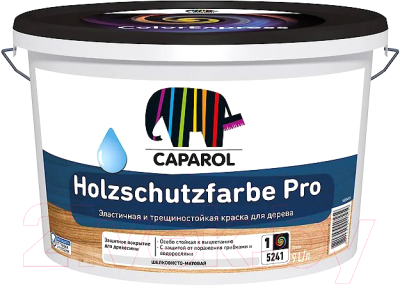 Краска Caparol Holzschutzfarbe Pro База 1 (9л)