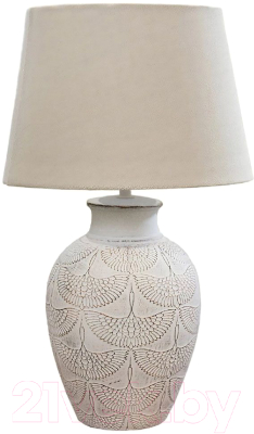 Прикроватная лампа Лючия 655 Журавли (белый/серый)
