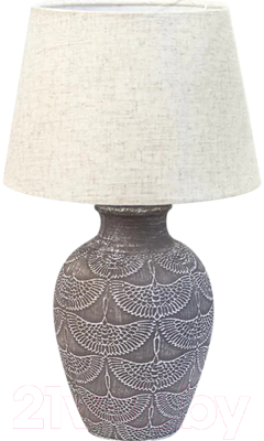 Прикроватная лампа Лючия 655 Журавли (коричневый/белый/бежевый)
