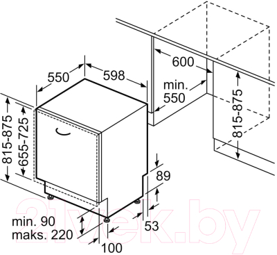 Посудомоечная машина Bosch SMV46KX55E