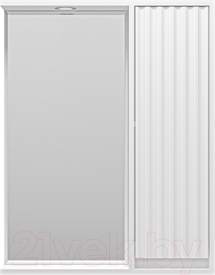 Шкаф с зеркалом для ванной Brevita Balaton 65 R / BAL-04065-01-П