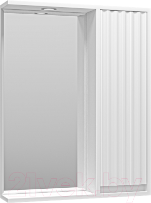 Шкаф с зеркалом для ванной Brevita Balaton 65 R / BAL-04065-01-П