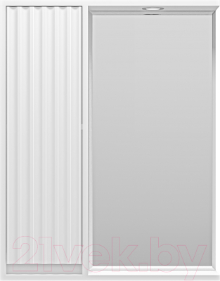 Шкаф с зеркалом для ванной Brevita Balaton 65 L / BAL-04065-01-Л