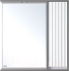 Шкаф с зеркалом для ванной Brevita Balaton 80 R / BAL-04080-01-П - 