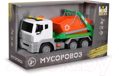 Мусоровоз игрушечный Kid Rocks Мусоровоз / YK-2108