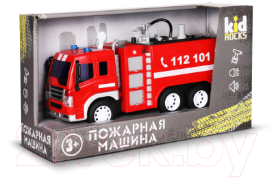Автомобиль игрушечный Kid Rocks Пожарная машина / YK-2110