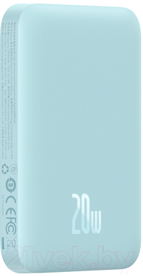 Изображение товара Портативное зарядное устройство Baseus Magnetic Wireless 6000mAh / PPCX020003 (синий)