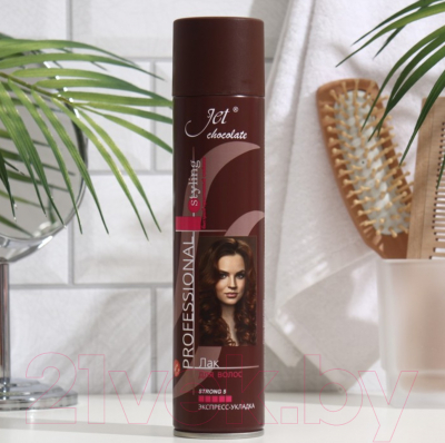 Изображение товара Лак для укладки волос Jet Hair Chocolate Экстра сильная фиксация (300мл)