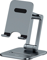 Подставка для планшета Baseus Desktop Biaxial Foldable Metal Stand / LUSZ000113 (серый) - 