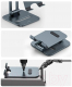 Миниатюра изображения товара Подставка для планшета Baseus Desktop Biaxial Foldable Metal Stand / LUSZ000113 (серый)