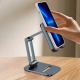 Миниатюра изображения товара Подставка для планшета Baseus Desktop Biaxial Foldable Metal Stand / LUSZ000113 (серый)