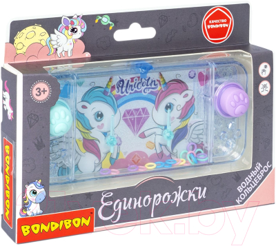 Изображение товара Игрушка детская Bondibon Водный кольцеброс. Единорожки / ВВ5869