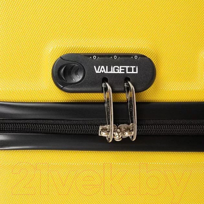 Чемодан на колесах Valigetti 321-1602/5-18MST (желтый)