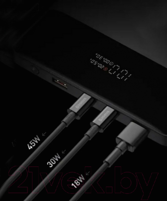 Изображение товара Портативное зарядное устройство Baseus Blade Power Digital Display 20000mAh / PPDGL-01 (черный)