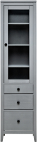 Шкаф-пенал с витриной Импэкс Leset Мира 13 (серый) - 