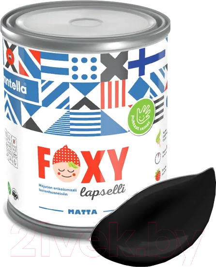 Краска Finntella Foxy Lapselli Matte Hiillos / F-50-1-1-FL208