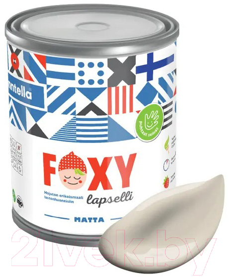 Краска Finntella Foxy Lapselli Matte Valoa / F-50-1-1-FL219